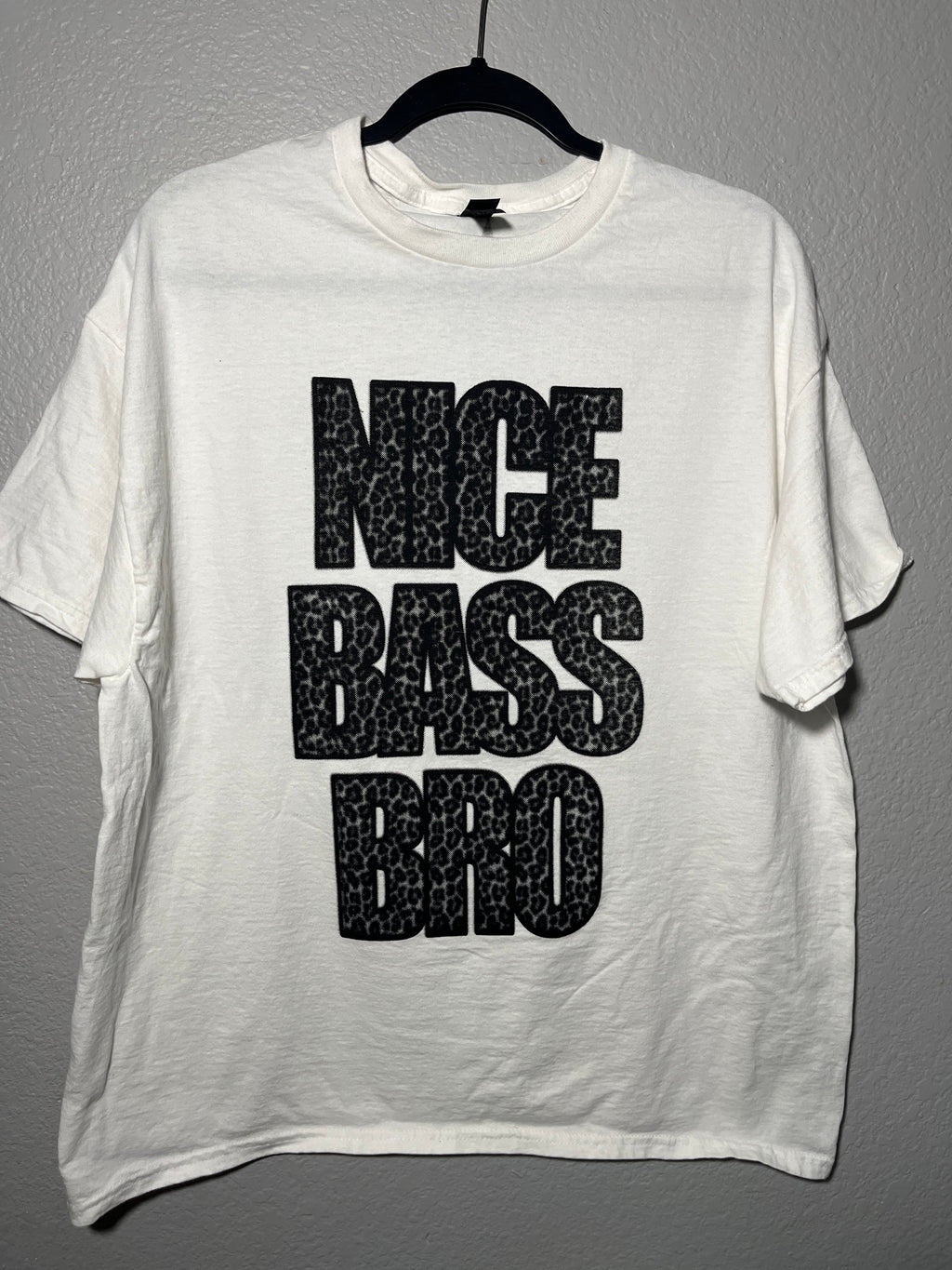 Snow Strippers Nice Bass Bro Tee White