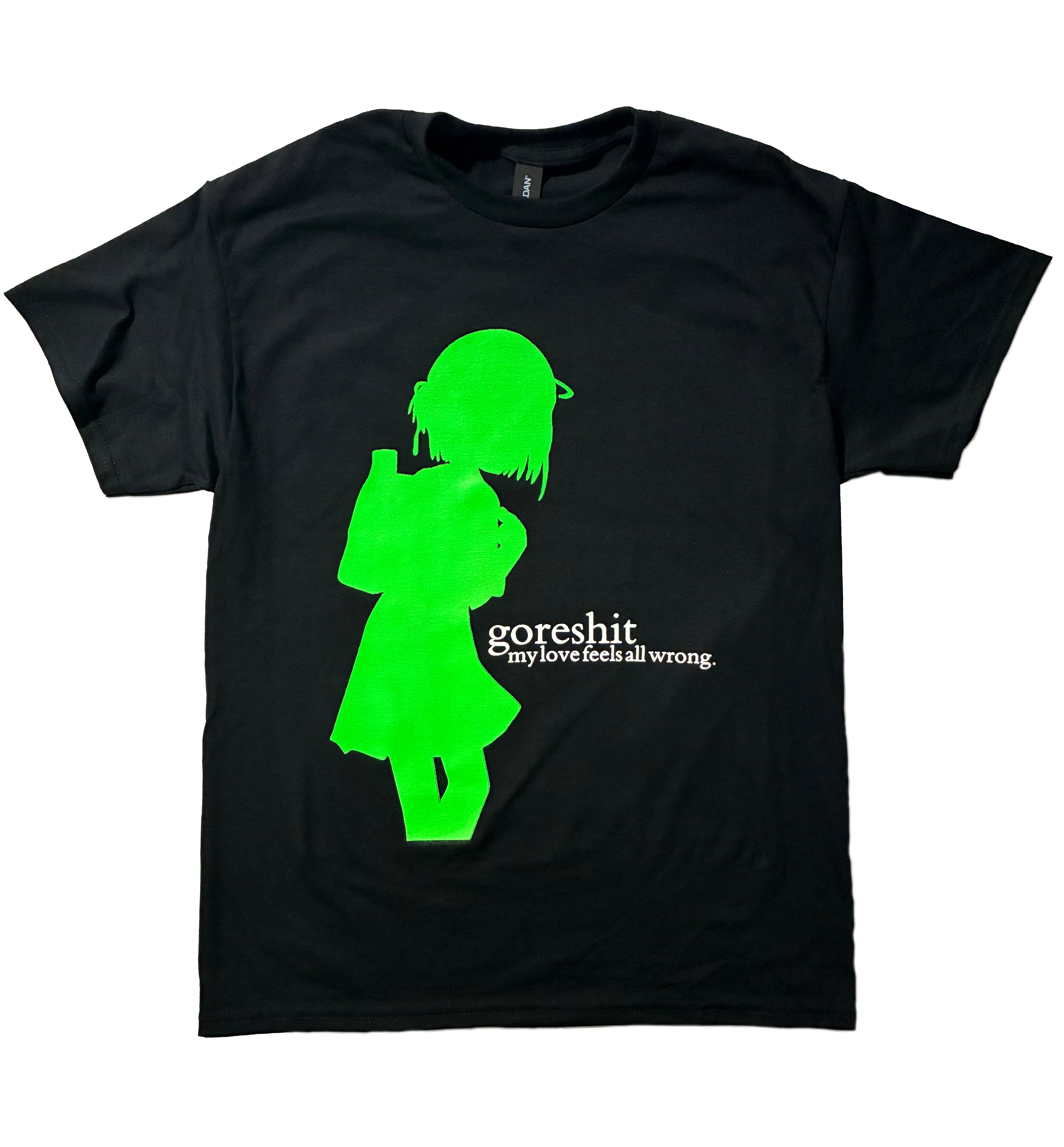 Goreshit "my love feels all wrong" Tee