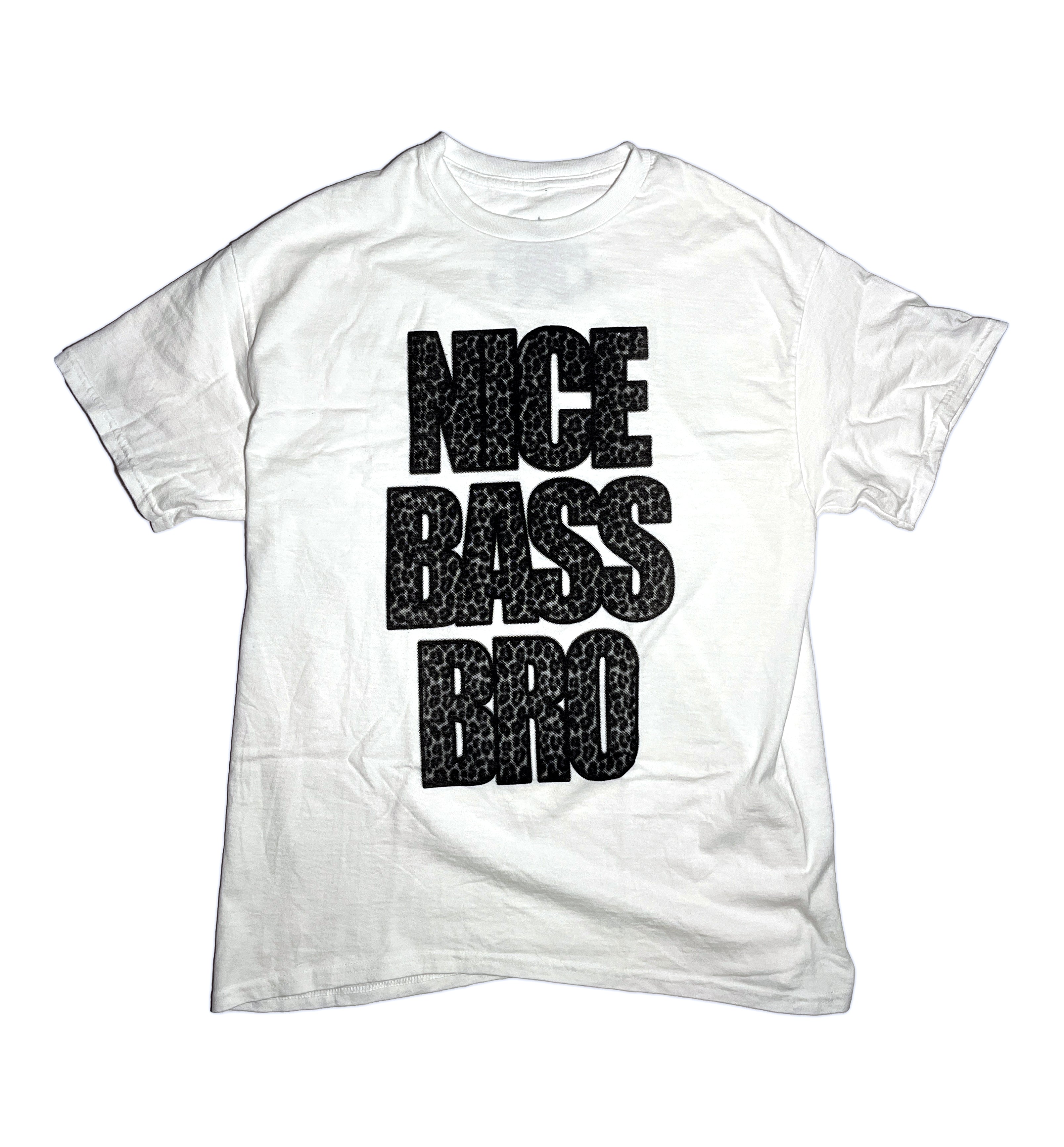 Snow Strippers Nice Bass Bro Tee White